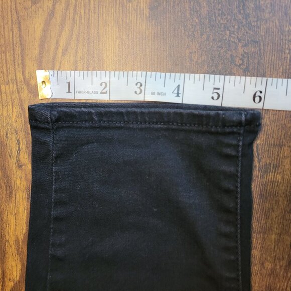 Levi's Jeans 16 W Skinny 711 Mid Rise Black Wash Stretch Denim Western Rodeo - Picture 11 of 11